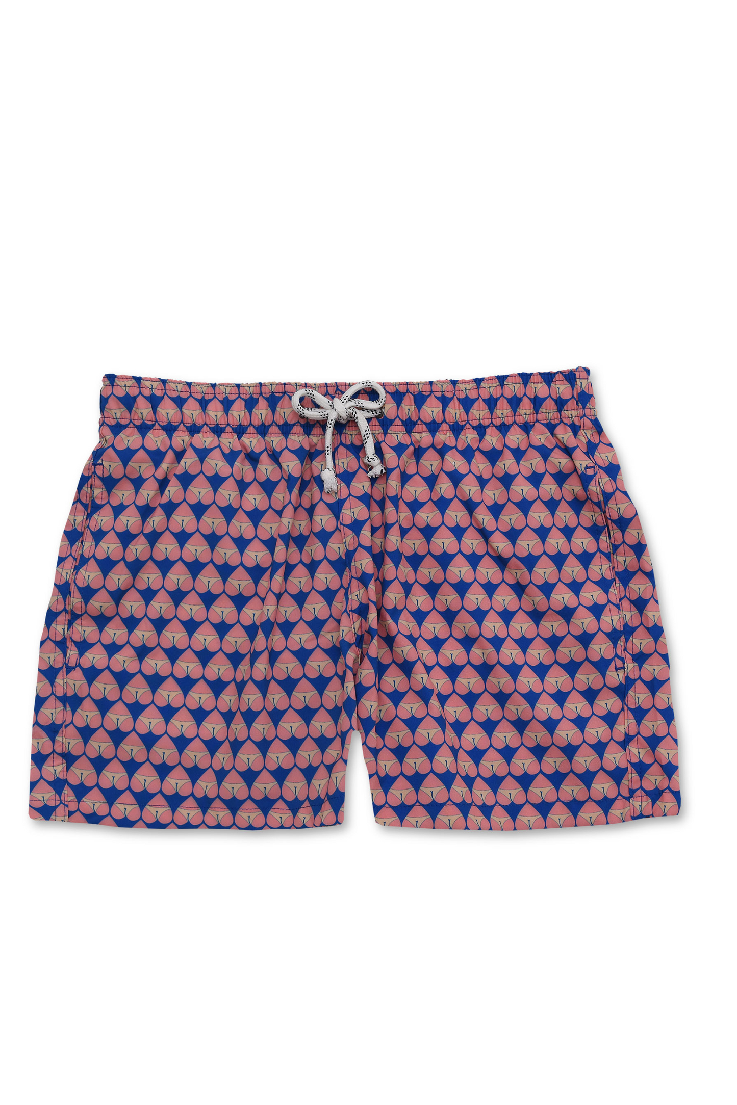 Shorts Paixão Nacional Azul/Rosa