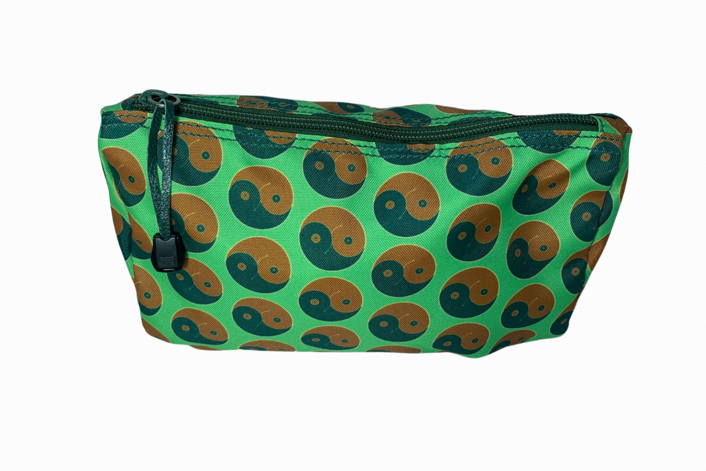 Necessaire Yin And Out Verde/ Marrom