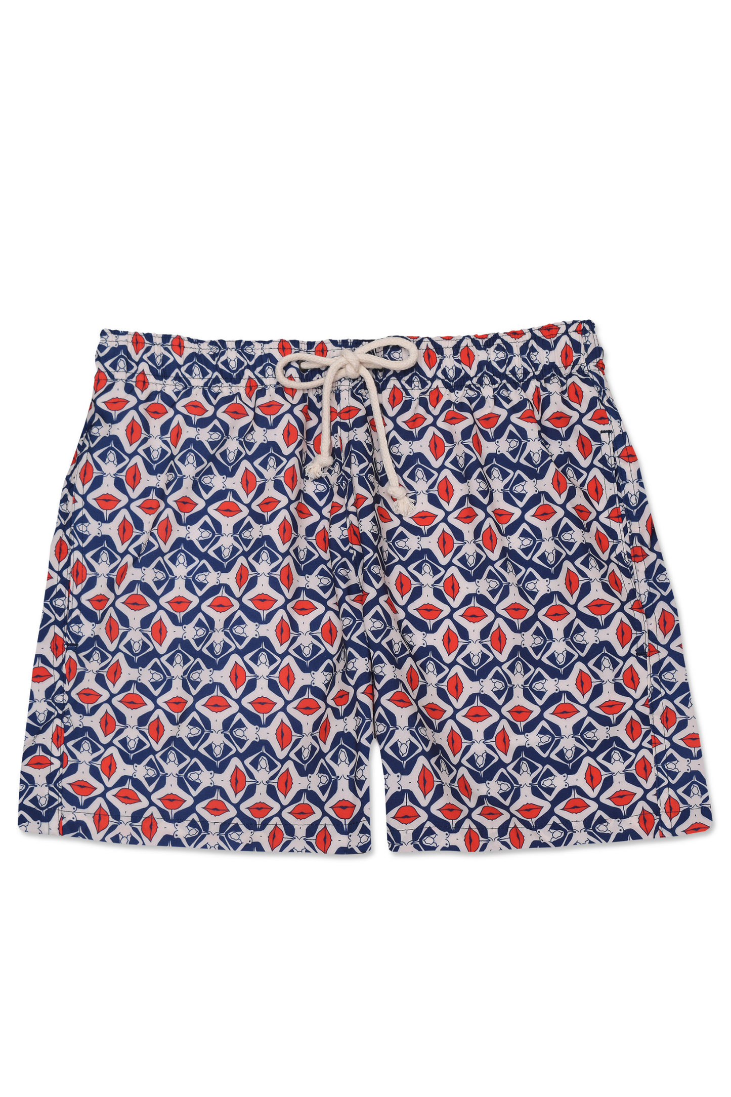 Shorts Beijoqueira Vermelho/Azul