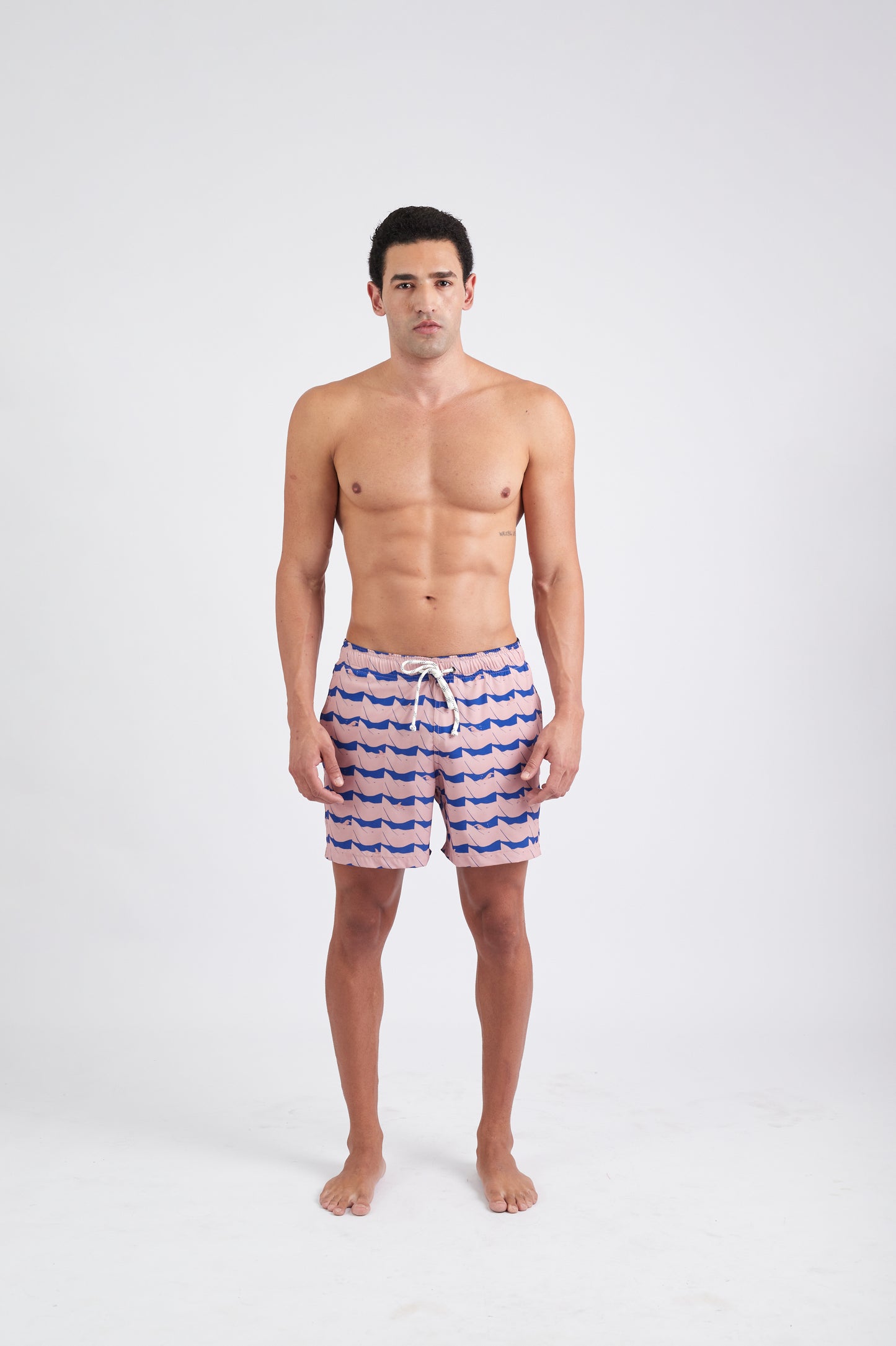 Short A Onda - Pink and Blue