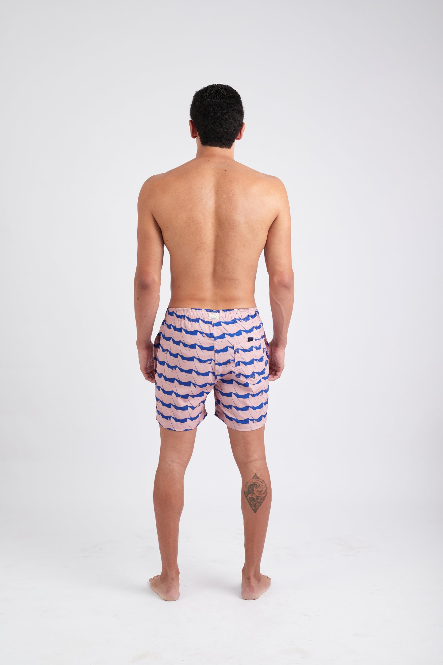 Short A Onda - Pink and Blue