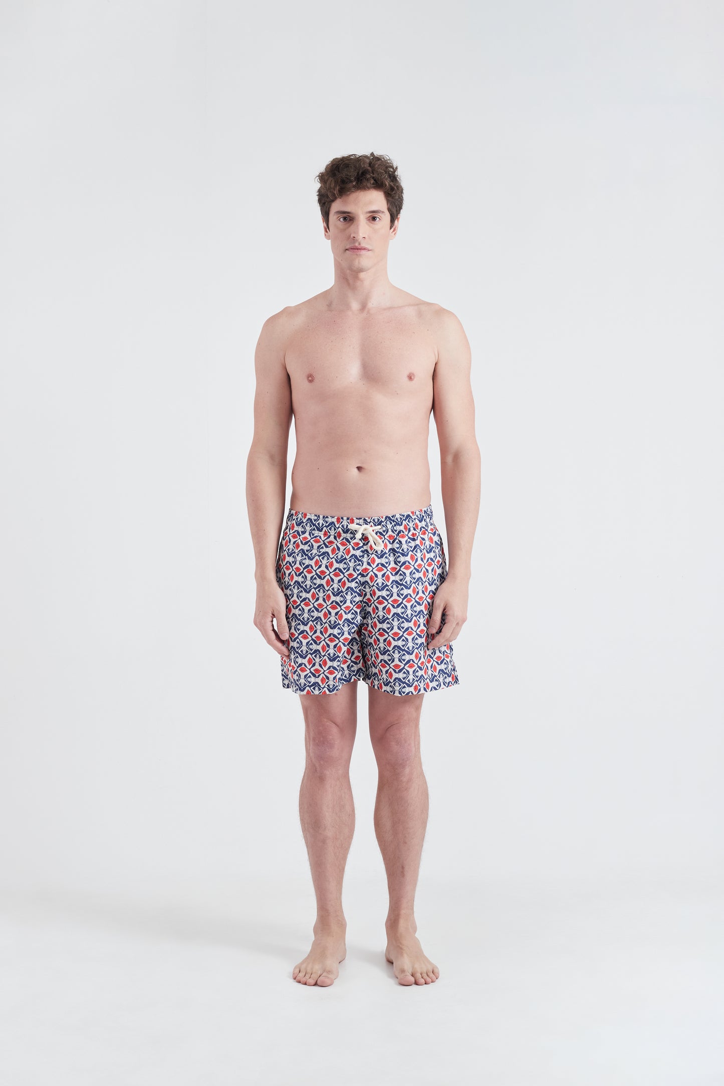 Shorts Beijoqueira Vermelho/Azul