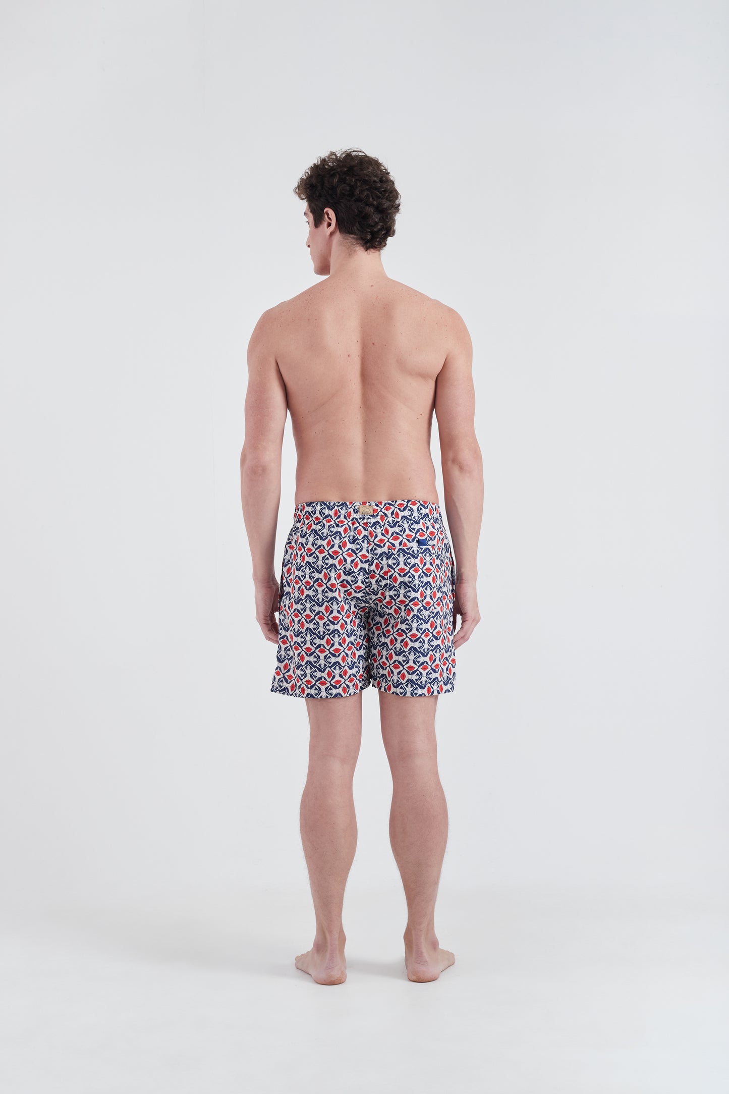 Shorts Beijoqueira Vermelho/Azul