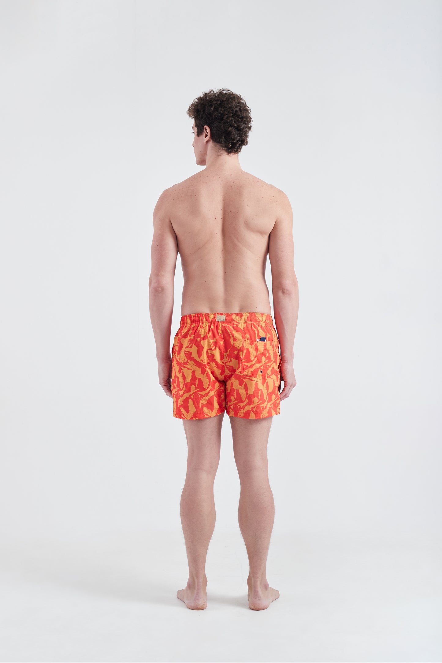 Shorts Hall of Fame Vermelho/Amarelo