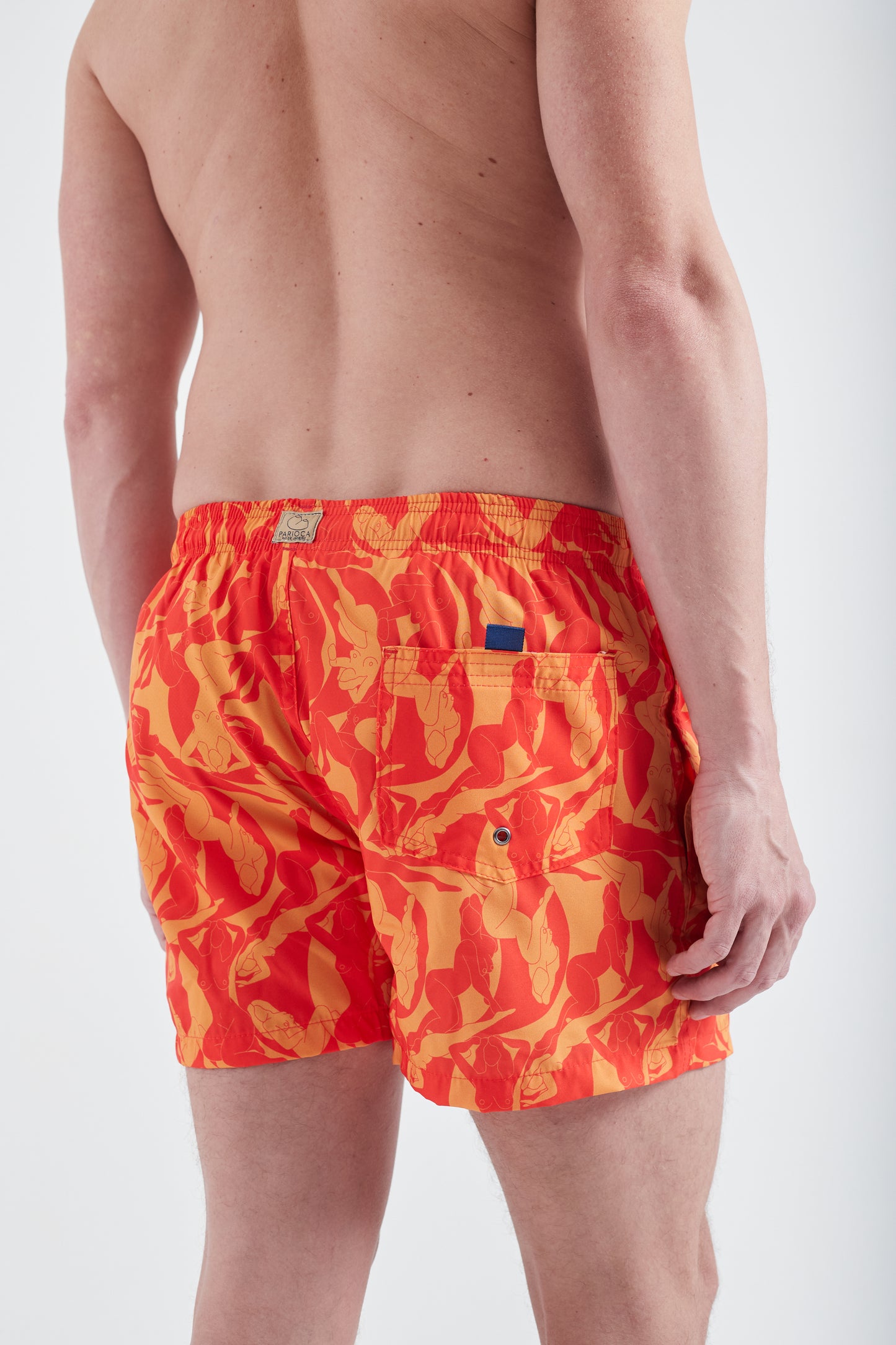 Shorts Hall of Fame Vermelho/Amarelo
