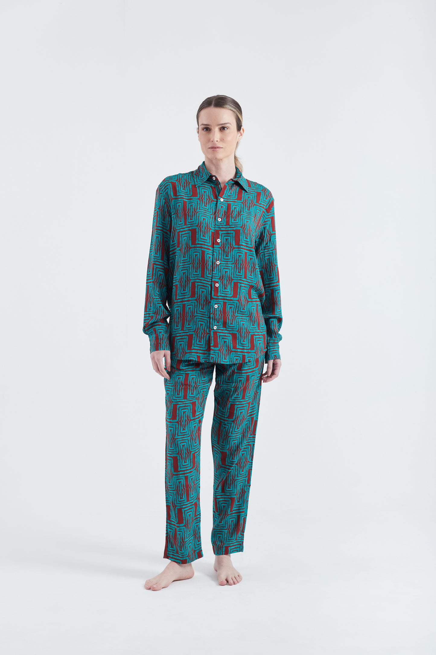 Full Look Fauna and Flora Green/pink