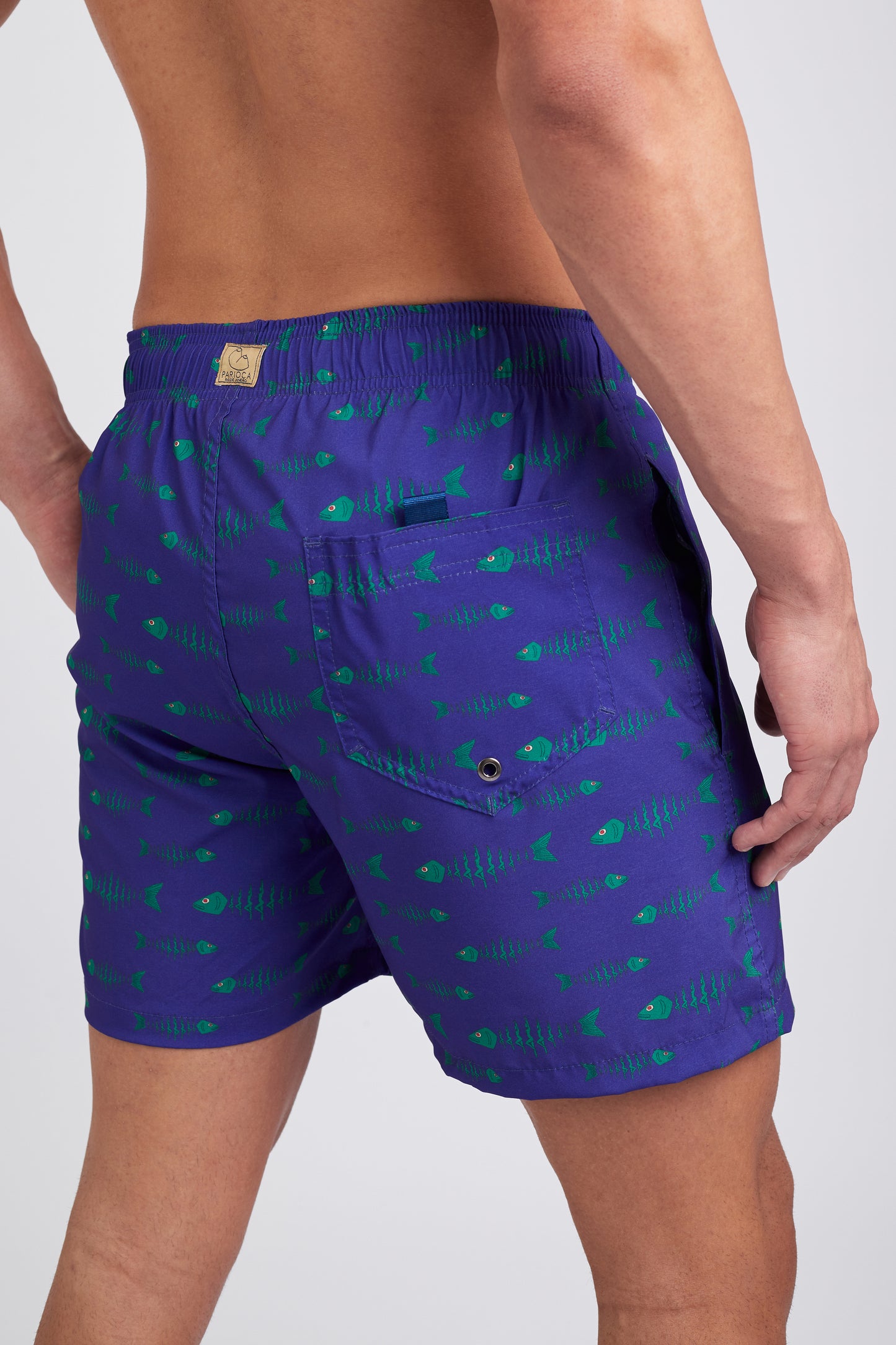 Shorts Something Fishy - Azul