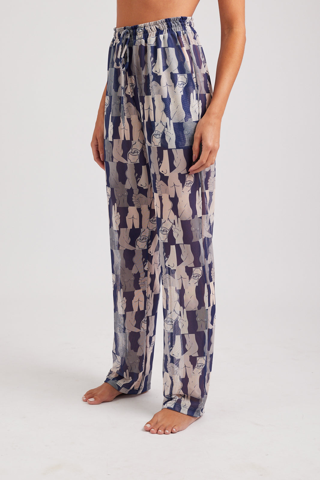 Calça Olha o Custo - Grey and Blue
