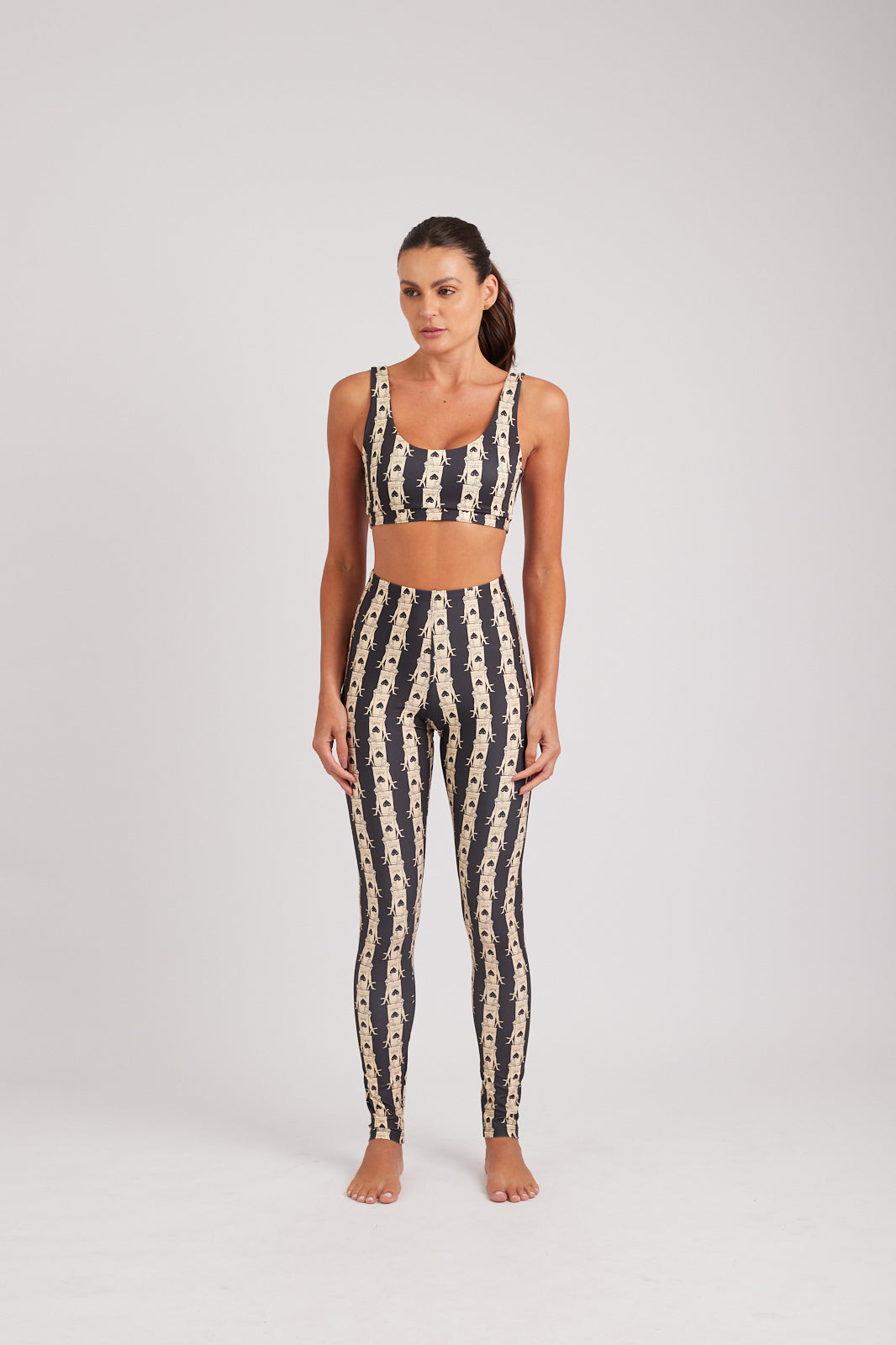 Top + Calça Legging Olha Latte