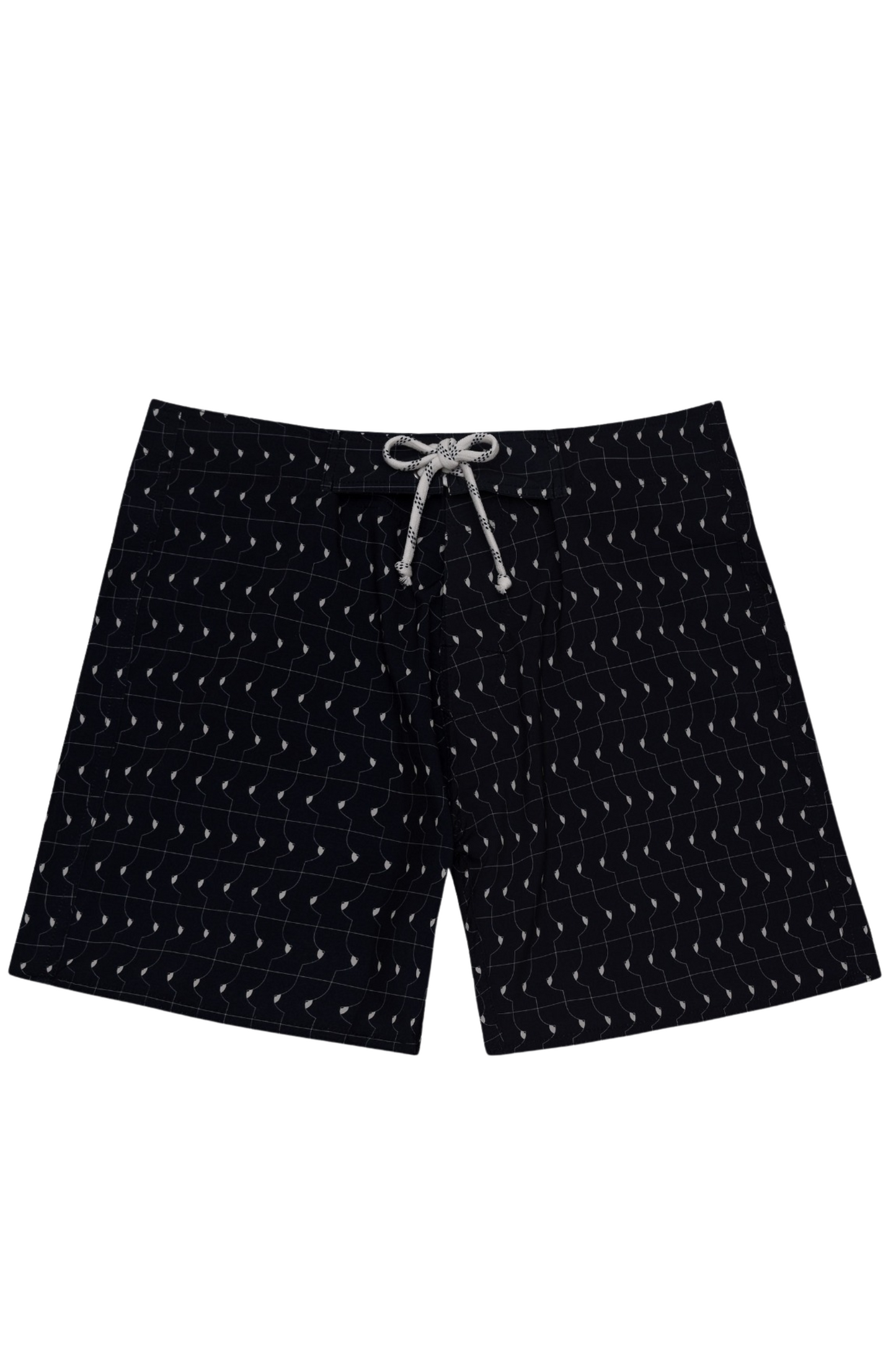 BoardShorts Boobie Trap Preto/Branco
