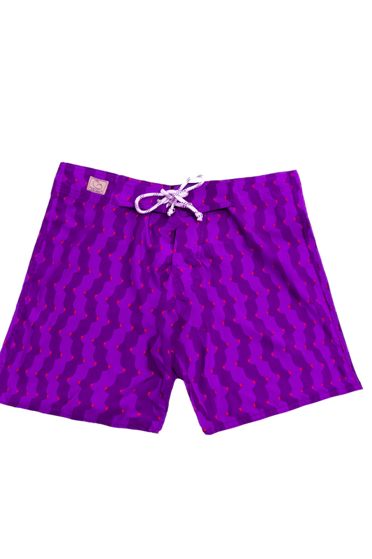 Board Shorts Boobie Trap Roxo