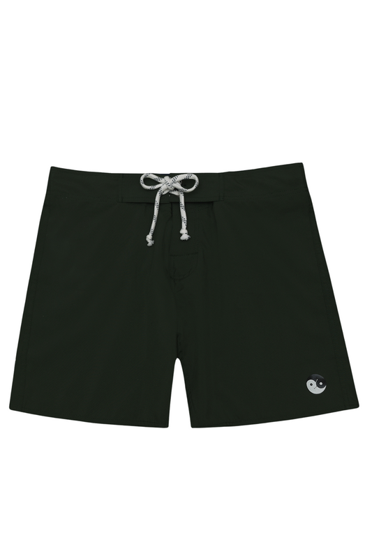 Board Shorts Yin and Out Verde Escuro