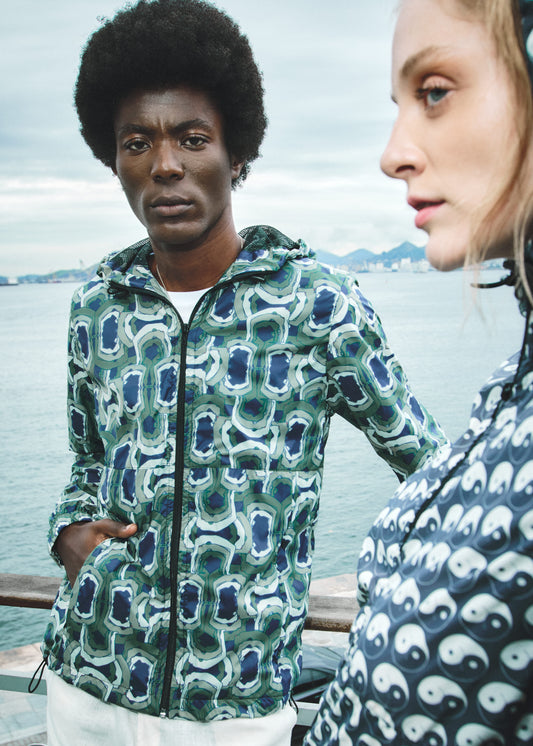 Windproof Jacket Yoga Sutra Verde