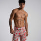 Board Shorts Poli-Nation Vermelho/Off White