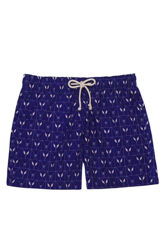 Shorts Private Tile Azul