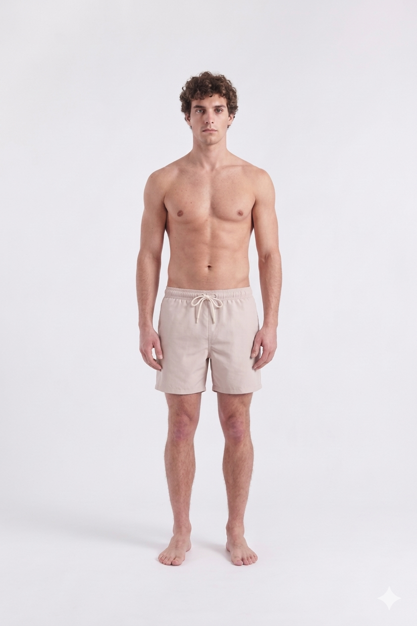Shorts Janela Indiscreta Off-White/Preto | Elegante e impactante