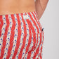 Short Olha o latte - Red / Cream