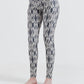 Calça Legging Mão na Perna Preto/Branco