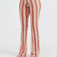 Calça Laura Olha o Latte Orange/Cream