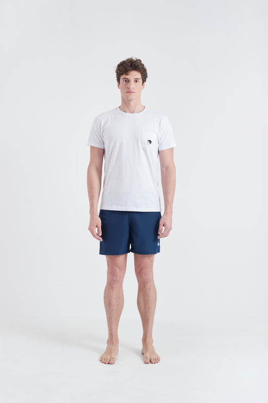Shorts Yin and Out Azul