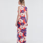 Vestido Longo Regata Poli Nation Vermelho/Azul/Branco