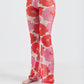 Calça Laura Poli Nation Pink/Red