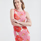 Vestido Longo Regata Poli Nation Vermelho/Rosa