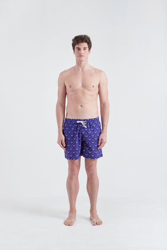 Shorts Private Tile Azul