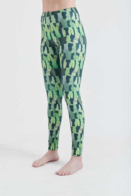 Calça Legging Olha o Custo Verde