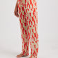 Calça Tule Olha o custo - Red/Off-White