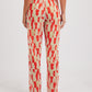 Calça Tule Olha o custo - Red/Off-White