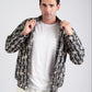 BOMBER JACKET FAUNA & FAUNA BLACK/OFF-WHITE