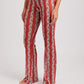 Calça Laura Olha o Latte Red/Cream