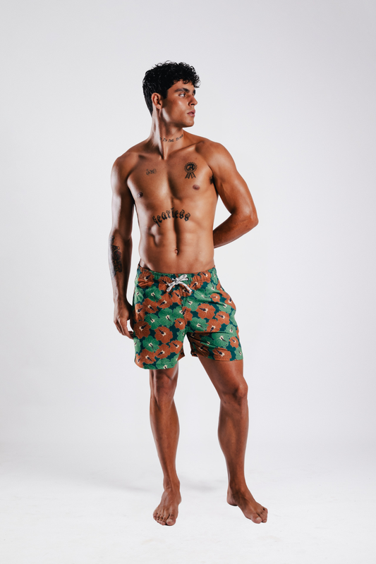 Shorts Poli-Nation Verde/Dijon