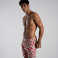 Board Shorts Poli-Nation Vermelho/Off White