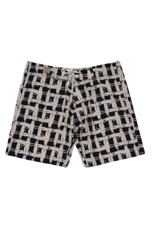 Board Shorts Gelato Preto/Branco